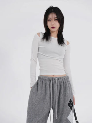 Mook Slit Slim Long Sleeve