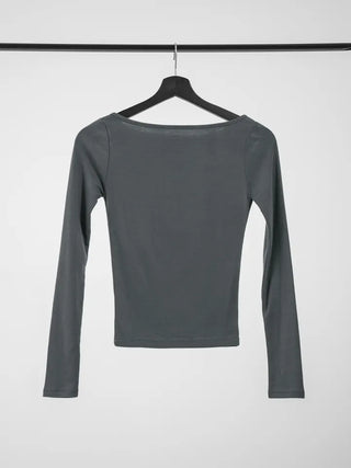 Mook Slit Slim Long Sleeve