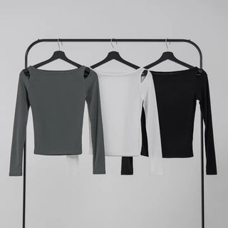 Mook Slit Slim Long Sleeve