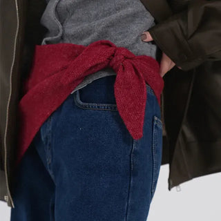 With Balaclava Triangle Knit