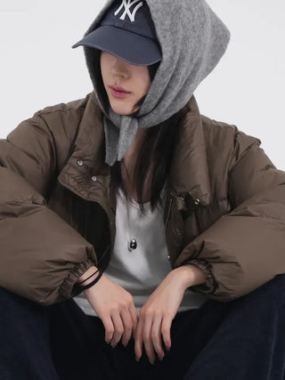 With Balaclava Triangle Knit