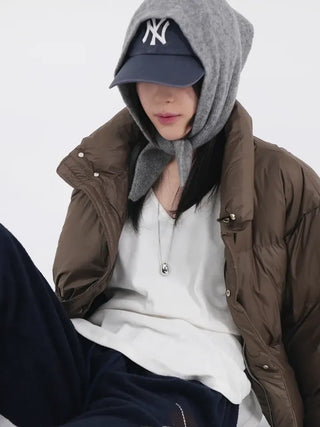 With Balaclava Triangle Knit