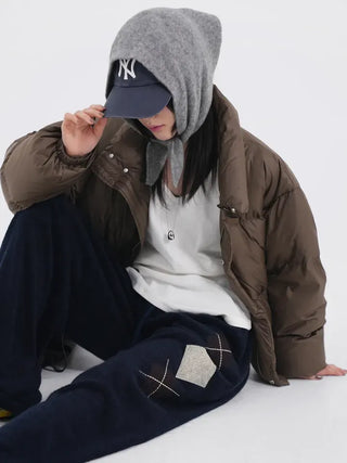 With Balaclava Triangle Knit