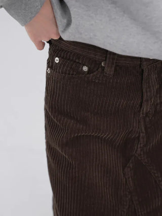Authen Corduroy Midi Skirt