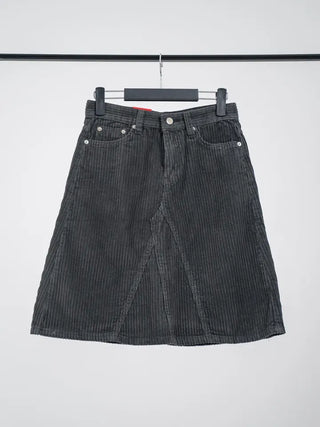 Authen Corduroy Midi Skirt