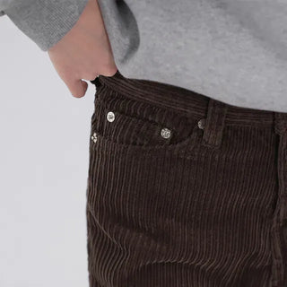 Authen Corduroy Midi Skirt
