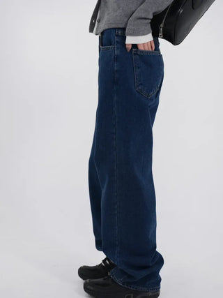 Rizzle Deep Dark Blue Straight Denim