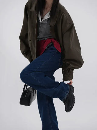 Rizzle Deep Dark Blue Straight Denim
