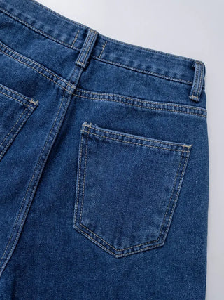 Rizzle Deep Dark Blue Straight Denim
