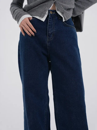 Rizzle Deep Dark Blue Straight Denim