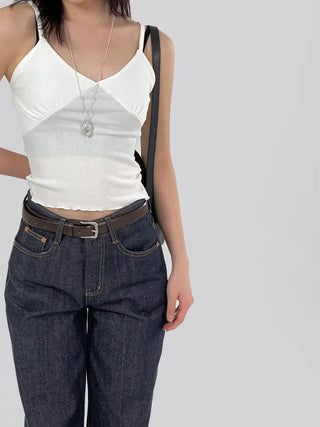 Charles Shirred Crop Strappy