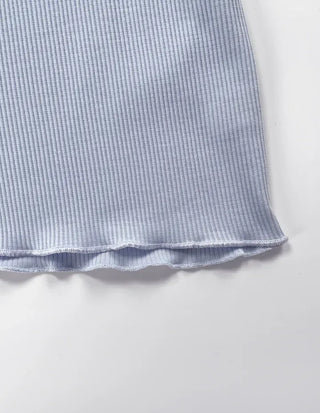 Charles Shirred Crop Strappy