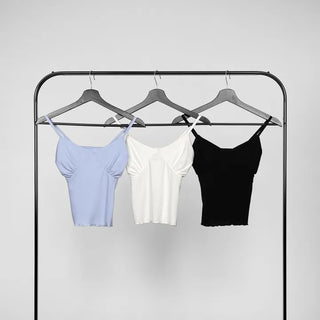 Charles Shirred Crop Strappy