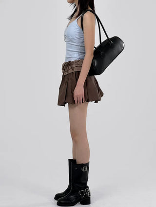 Charles Shirred Crop Strappy