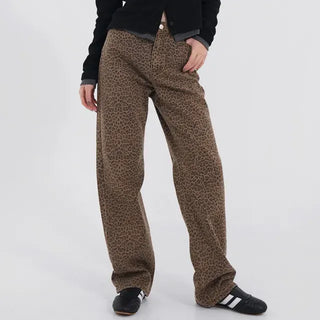 Richel leopard long pants
