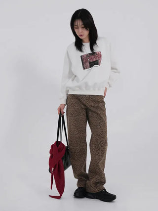 Richel leopard long pants