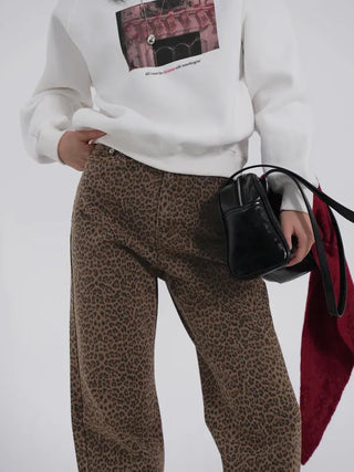 Richel leopard long pants