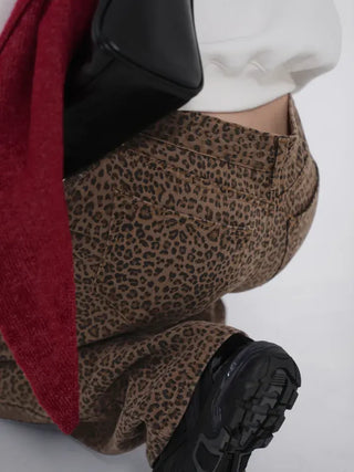 Richel leopard long pants