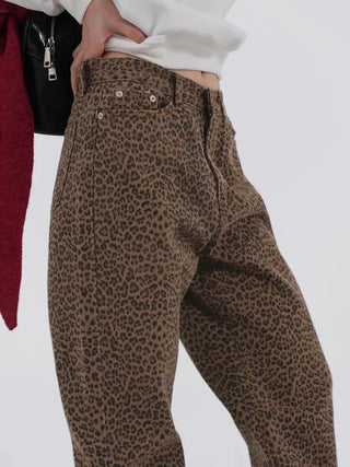 Richel leopard long pants
