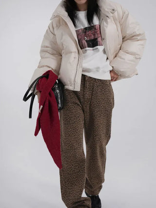 Richel leopard long pants