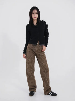 Richel leopard long pants