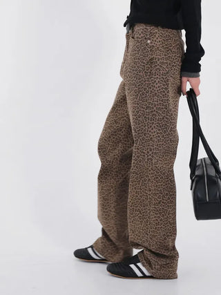 Richel leopard long pants