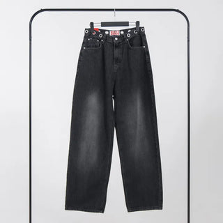 E'Dawn Big Eyelet Denim