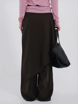 Logan Wool Wrap Slacks