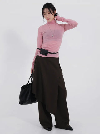 Logan Wool Wrap Slacks