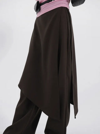 Logan Wool Wrap Slacks