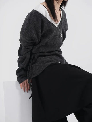 Logan Wool Wrap Slacks