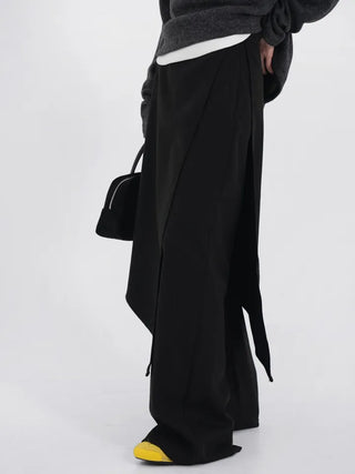 Logan Wool Wrap Slacks