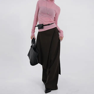 Logan Wool Wrap Slacks