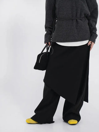 Logan Wool Wrap Slacks