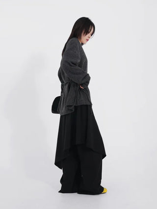 Logan Wool Wrap Slacks
