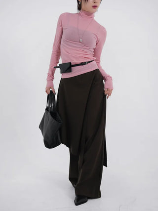 Logan Wool Wrap Slacks