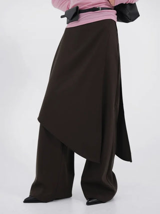 Logan Wool Wrap Slacks