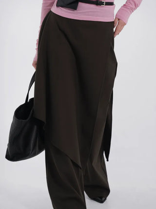 Logan Wool Wrap Slacks