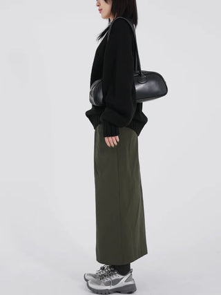 Ponin padded long skirt