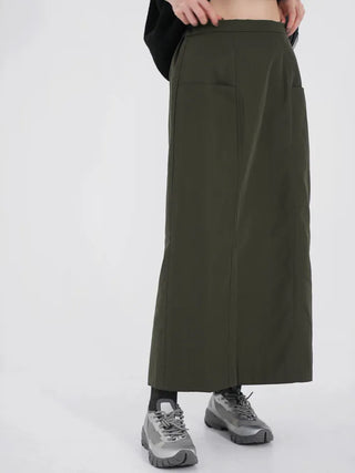 Ponin padded long skirt