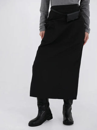 Ponin padded long skirt