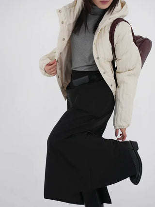 Ponin padded long skirt