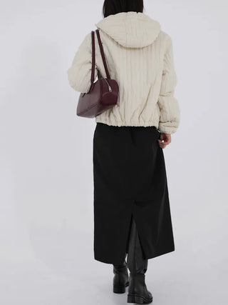 Ponin padded long skirt