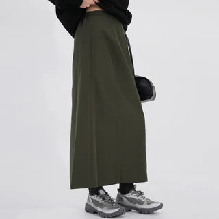Ponin padded long skirt