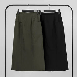 Ponin padded long skirt