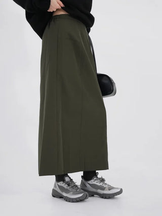 Ponin padded long skirt