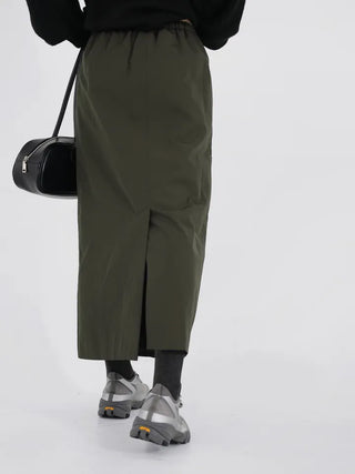Ponin padded long skirt