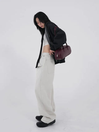 Lily Brushed Sailor Wide Pants