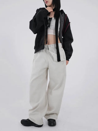 Lily Brushed Sailor Wide Pants