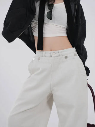 Lily Brushed Sailor Wide Pants